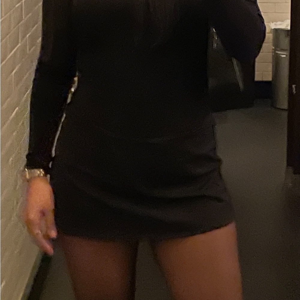 Danielle Guizio Black Micro Mini Skirt